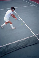 Tennis courts; Actual size=130 pixels wide